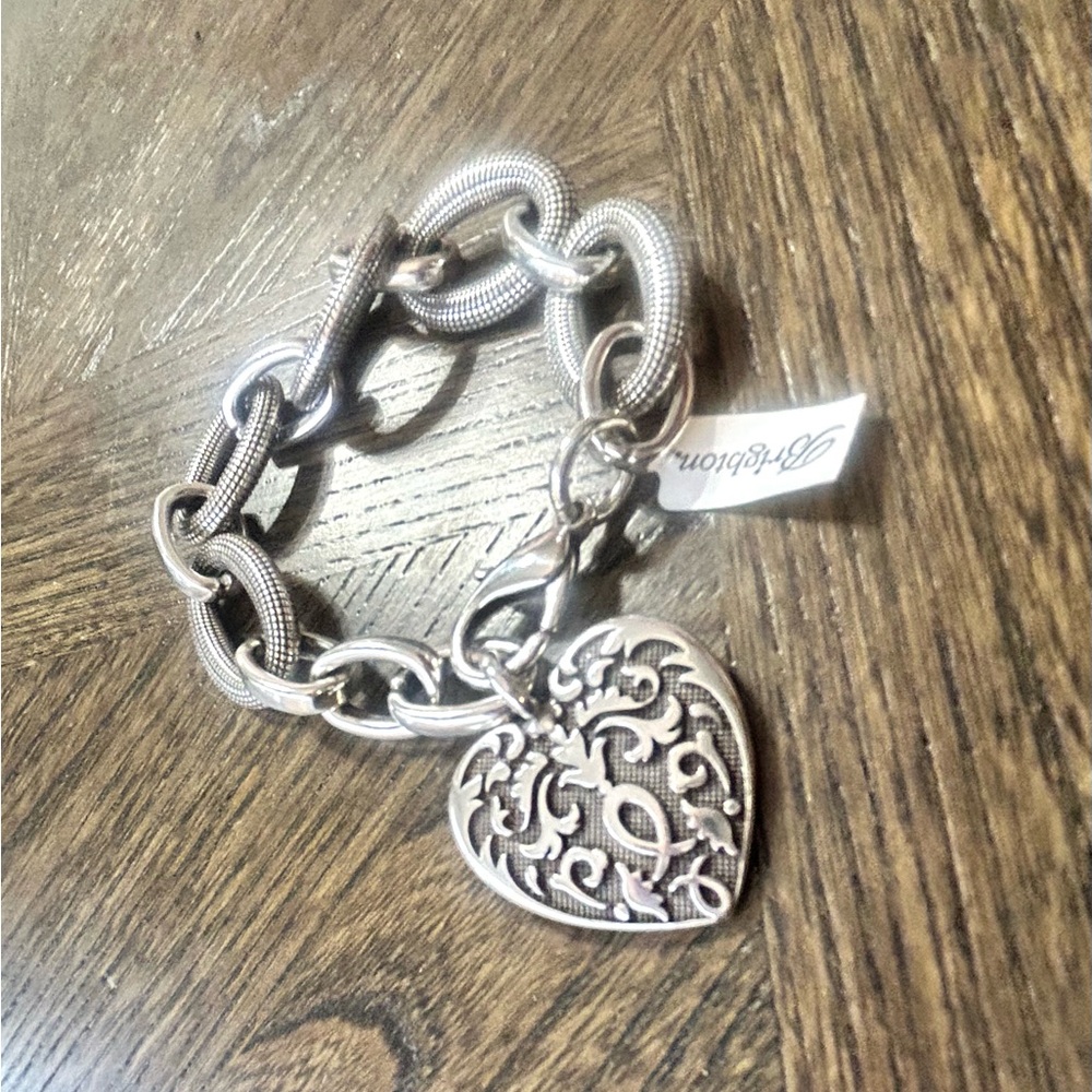 Be My Valentine NWT Brighton Heart Charm Bracelet